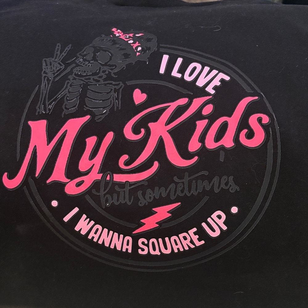 George Black and Pink Graphic Tee